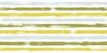 Bold watercolor brush stripes seamless pattern.