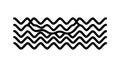 Bold Zigzag Line Pattern, Dynamic Graphic Element, vector design Generative AI Royalty Free Stock Photo