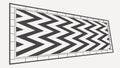 Bold Zigzag Pattern Black and White Vector Generative AI Royalty Free Stock Photo