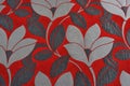 Boldly coloured floral fabric Royalty Free Stock Photo