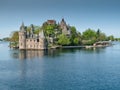 Boldt Castle and Power House on the St. Lawrence River, NY Royalty Free Stock Photo