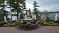 Boldt Castle water fountain