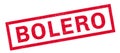 Bolero rubber stamp