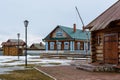 Bolgar Historical And Archaeological Complex. Wooden house in the Museum of bread