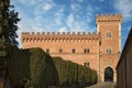 Bolgheri, Livorno, Tuscany, Italy. The ancient castle in the village made famous by Giosue Carducci