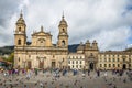 Bolivar Square and Cathedral - Bogota, Colombia Royalty Free Stock Photo