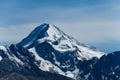 Bolivia Andes snow covered mountain