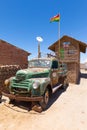 Bolivia Colchani old rusty van