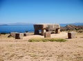 Bolivia isla del sol ruins copacabana mountain landscape lake Royalty Free Stock Photo