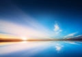 Bolivia sky and water mirror reflections