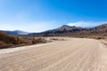 Bolivian dirt road view,Bolivia Royalty Free Stock Photo