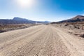 Bolivian dirt road view,Bolivia Royalty Free Stock Photo