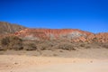 Bolivian dirt road view,Bolivia Royalty Free Stock Photo