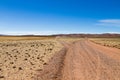 Bolivian dirt road view,Bolivia Royalty Free Stock Photo