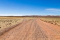 Bolivian dirt road view,Bolivia Royalty Free Stock Photo