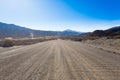 Bolivian dirt road view,Bolivia Royalty Free Stock Photo