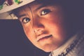 Bolivian girl portrait