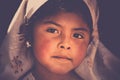 Bolivian girl portrait
