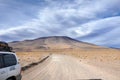 Bolivian lagunas in the andean mountain range