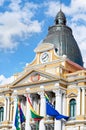 Bolivian Palace of Government in La Paz, Bolivia Royalty Free Stock Photo