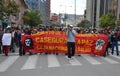 Bolivian Protestors Royalty Free Stock Photo