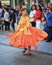 Bolivian street carnival in Seville, Spain