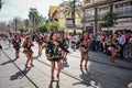 Bolivian street carnival in Seville, Spain