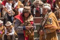 Bolivian traditional medicine sorcerer in La Paz, Bolivia