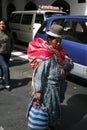 Bolivian woman Royalty Free Stock Photo