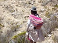 Bolivian woman Royalty Free Stock Photo