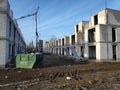 Bolko neighborhood construction in Bytom, Poland Royalty Free Stock Photo