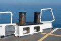 Bollard on a carferry Royalty Free Stock Photo