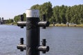 bollard for large shipping in Gouwe Canal