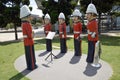 Bollards. Royalty Free Stock Photo