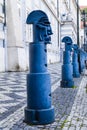 Bollards in Malostranske namesti in Prague