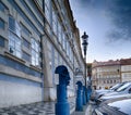 Bollards in Malostranske namesti in Prague