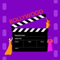 Bollywood film production.