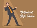 Bollywood Style Dance Performer, Dancer Royalty Free Stock Photo