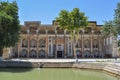 Bolo house mosque is located in the historical part of Bukhara. Royalty Free Stock Photo