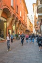 Bologna a city in Red color Royalty Free Stock Photo