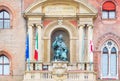 Bologna a city in Red color Royalty Free Stock Photo