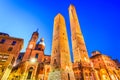 Bologna, Emilia-Romagna - Italy - Due Torri Royalty Free Stock Photo