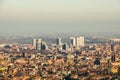 Bologna fiera district aerial view