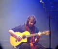 Bologna / Italy - April 27, 2013: Manzoni Theater Bologna. Steve Hackett in concert, Genesis Revisited Tour.
