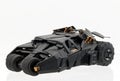 Batmobile Tumbler model replica from 2005 Batman Begins movie, isolated on white background