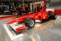 BOLOGNA, ITALY - 2 DECEMBER 2010: Ferrari Formula 1 F10 ex Fernando Alonso exhibited at the Bologna Motor Show.