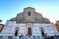 Bologna - Italy, touristic city landscape, San Petronio basilical