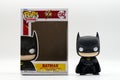 Funko Pop vinyl figure of DC superhero Batman from The Flash movie with box, isolated on white