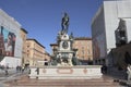 Bologna, Italy, Fountain of Neptune in Neptune square Royalty Free Stock Photo