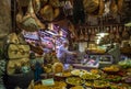 BOLOGNA, ITALY - March 8, 2014: Window of typical grocery shop i